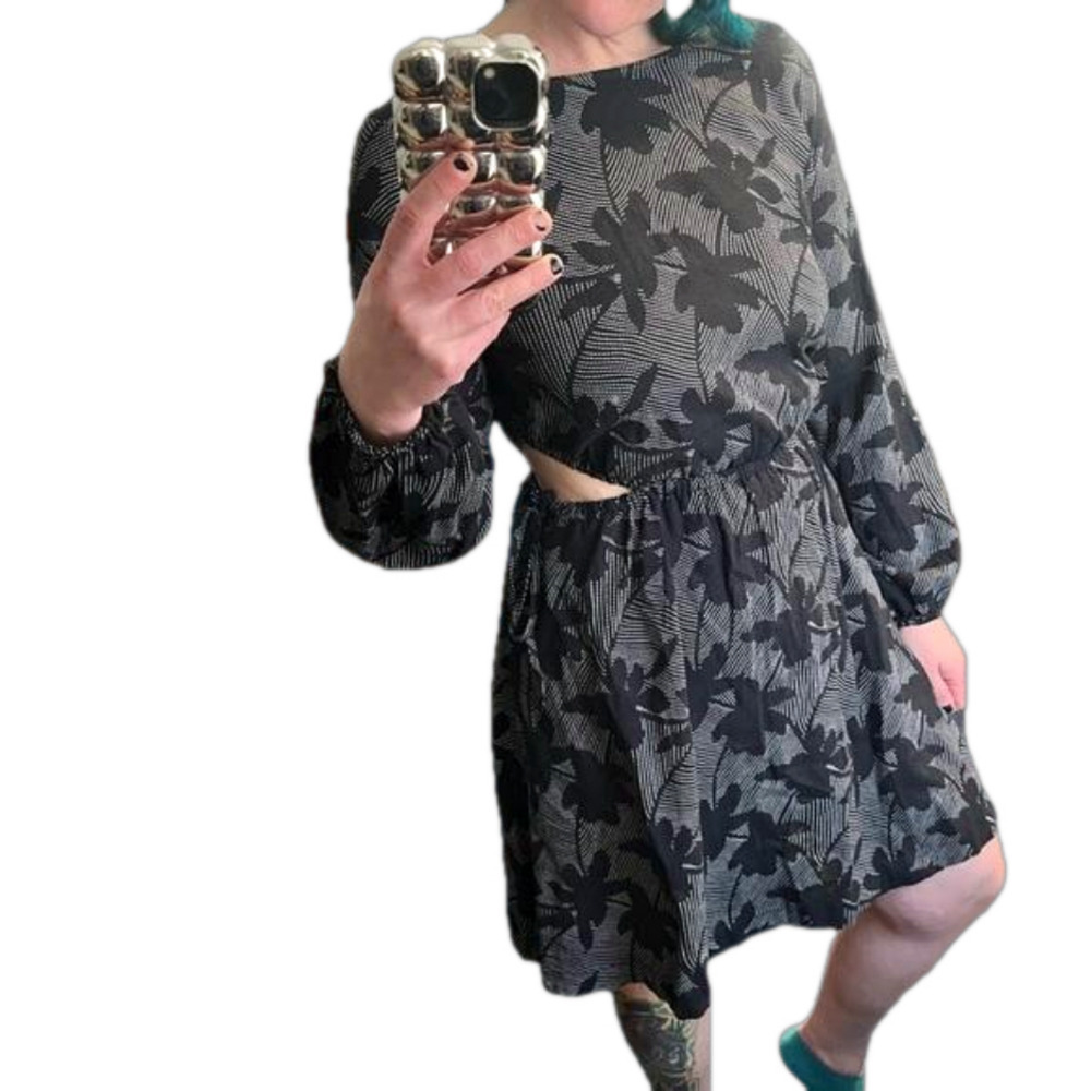 Universal thread mini a line dress with side cutouts NWT size small